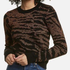 Pam & Gela Revolve Tiger Stripe Sweater Size Small